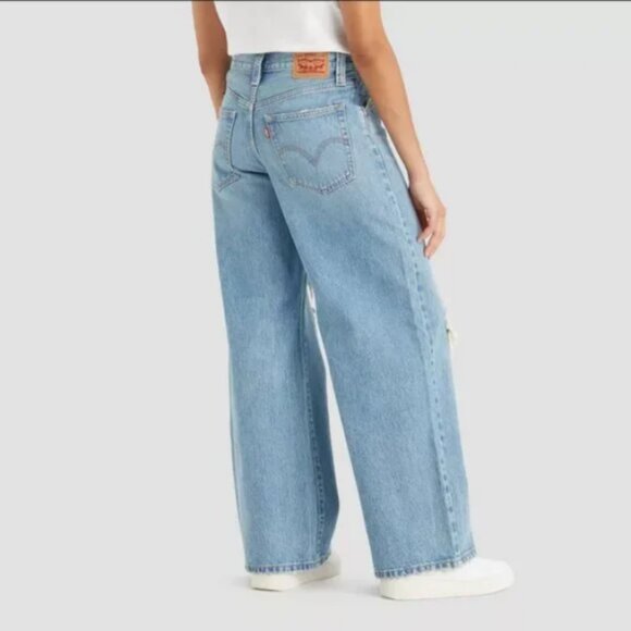 Levi's® Women's Mid-Rise 94's Baggy Wide Leg Jeans Not in the Mood 26 x 31 - Picture 3 of 3